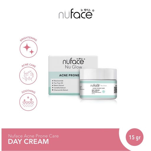 Nuface Nu Glow Acne Prone Care Day Cream 15 gr