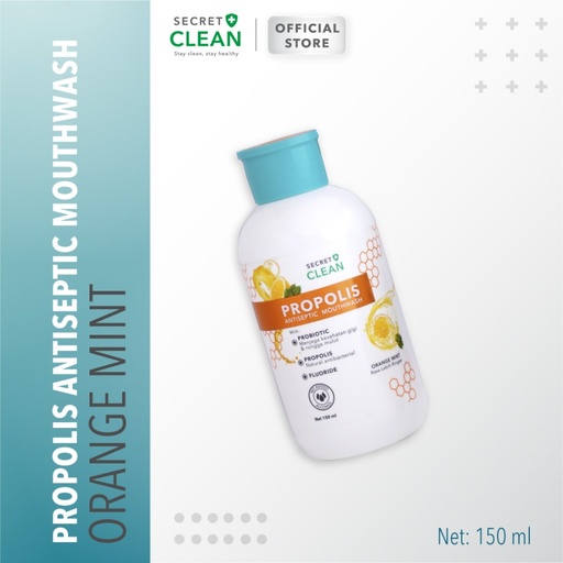 Secret Clean Mouthwash Orange Mint 150mL